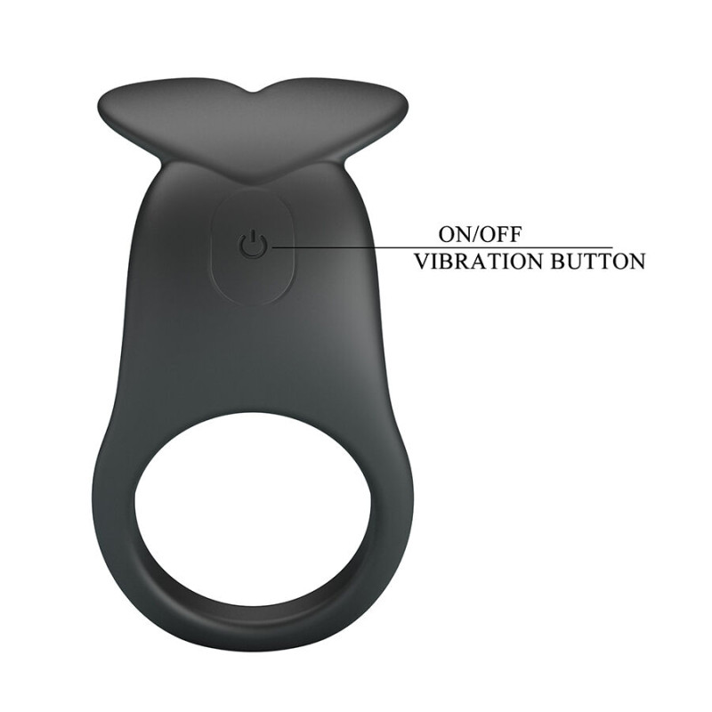 PRETTY LOVE CARLTON ANILLO PARA PENE CON ESTIMULADOR DE CLITORIS