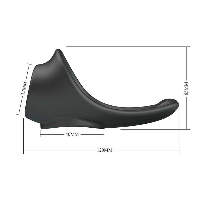 CRAZY BULL ZADOK ANILLO ERGONOMICO CON ESTIMULADOR DE PERINE