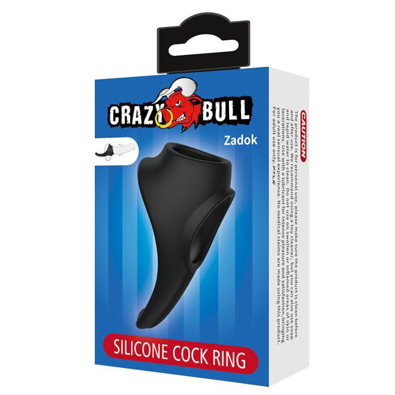 CRAZY BULL ZADOK ANILLO ERGONOMICO CON ESTIMULADOR DE PERINE