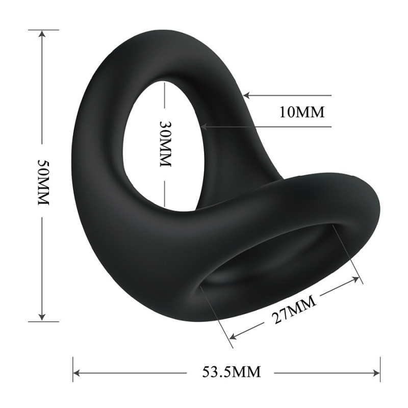 CRAZY BULL NESTOR ANILLO ERGONOMICO PARA PENE Y TESTICULOS