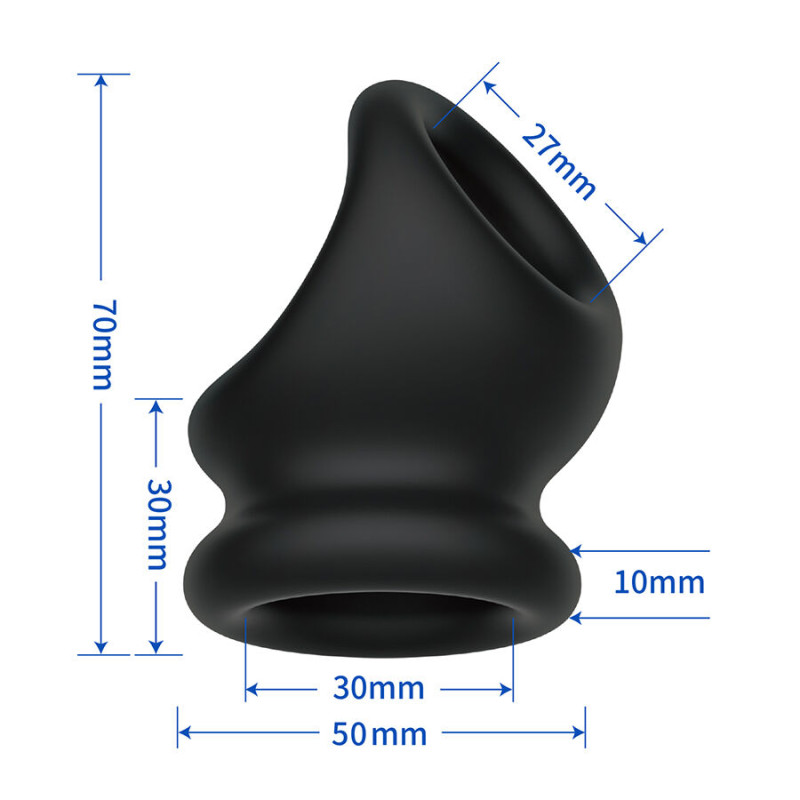 CRAZY BULL OBERON ANILLO DE SOPORTE PARA PENE Y TESTICULOS