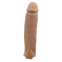 PRETTY LOVE XERXES FUNDA PARA PENE CON ESTIMULADOR DE CLITORIS Y VIBRACION 2