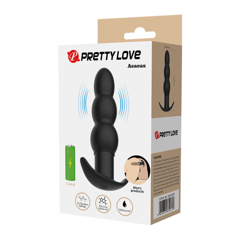 PRETTY LOVE AEAEAS PLUG ANAL CON VIBRACION