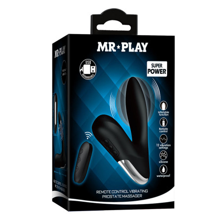 MR PLAY MASAJEADOR DE PROSTATA CON VIBRACION CONTROL REMOTO