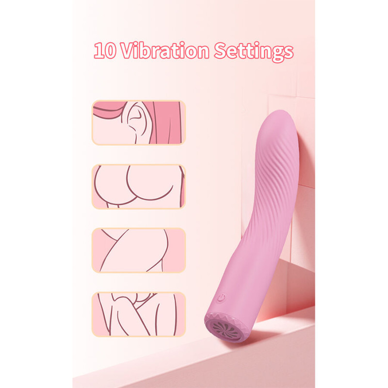 PRETTY LOVE KISELL VIBRADOR PUNTO G ROSA