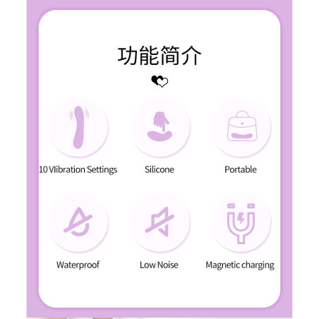 PRETTY LOVE DJ DICK VIBRADOR PUNTO G MORADO