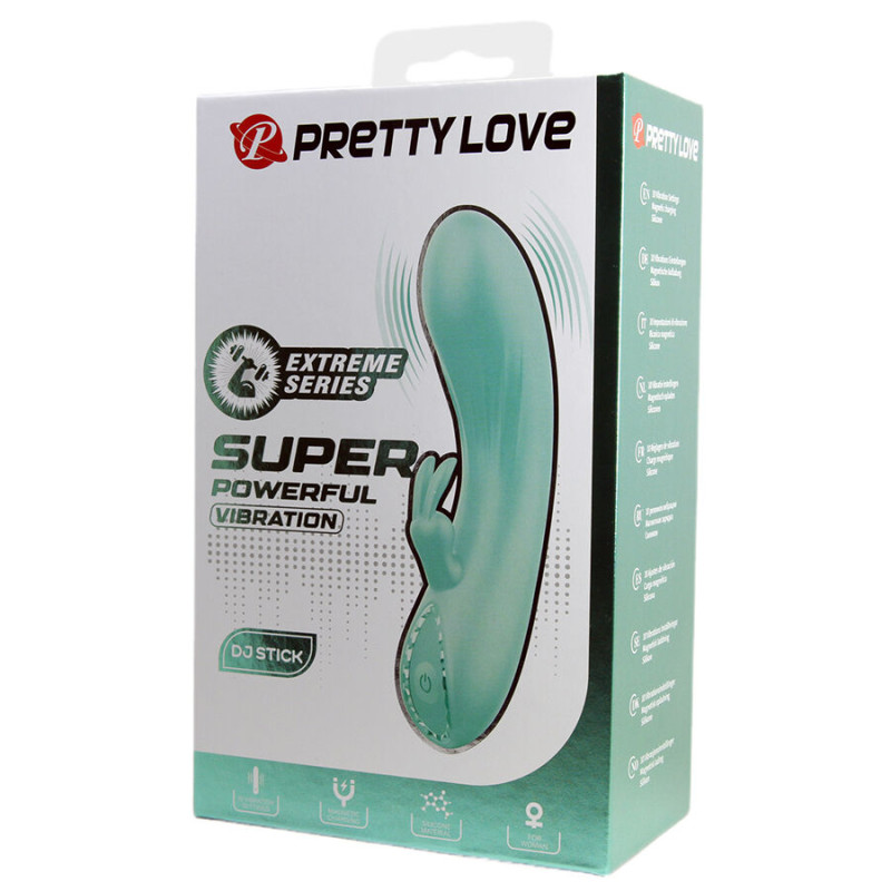 PRETTY LOVE DJ STICK VIBRADOR PUNTO G TURQUESA