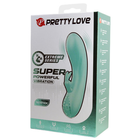 PRETTY LOVE DJ STICK VIBRADOR PUNTO G TURQUESA