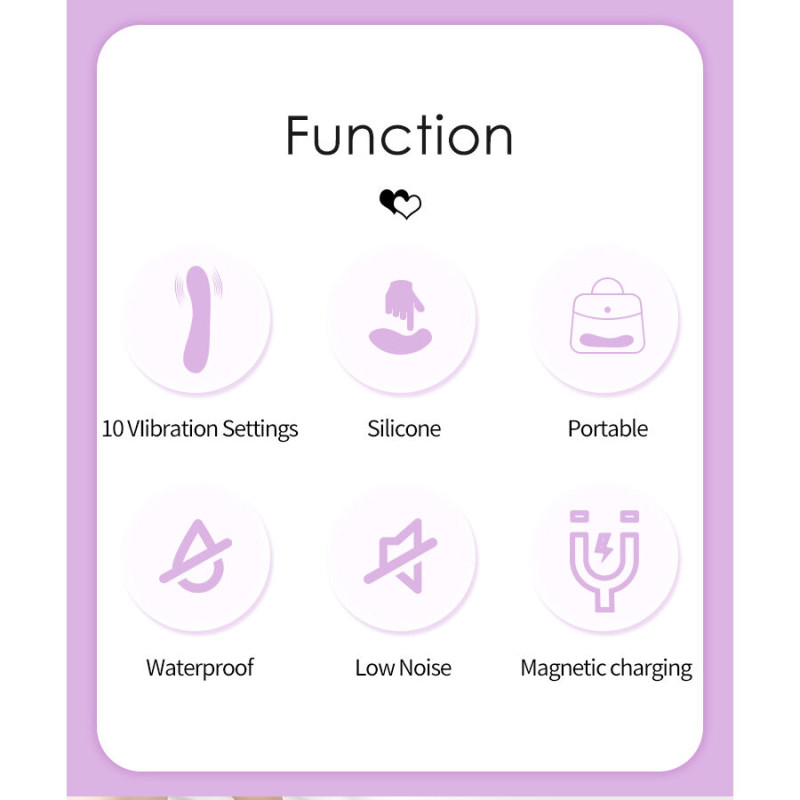 PRETTY LOVE DJ RABBIT VIBRADOR PUNTO G MORADO