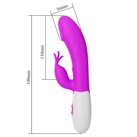 PRETTY LOVE RASMUSSEN VIBRADOR PUNTO G MORADO