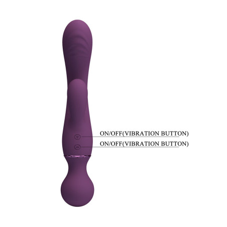 PRETTY LOVE ALL ROUNDER VIBRADOR PUNTO G MORADO