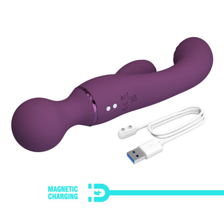 PRETTY LOVE ALL ROUNDER VIBRADOR PUNTO G MORADO