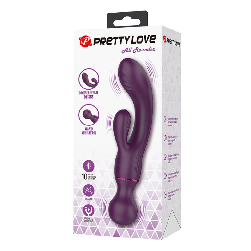 PRETTY LOVE ALL ROUNDER VIBRADOR PUNTO G MORADO