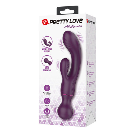 PRETTY LOVE ALL ROUNDER VIBRADOR PUNTO G MORADO