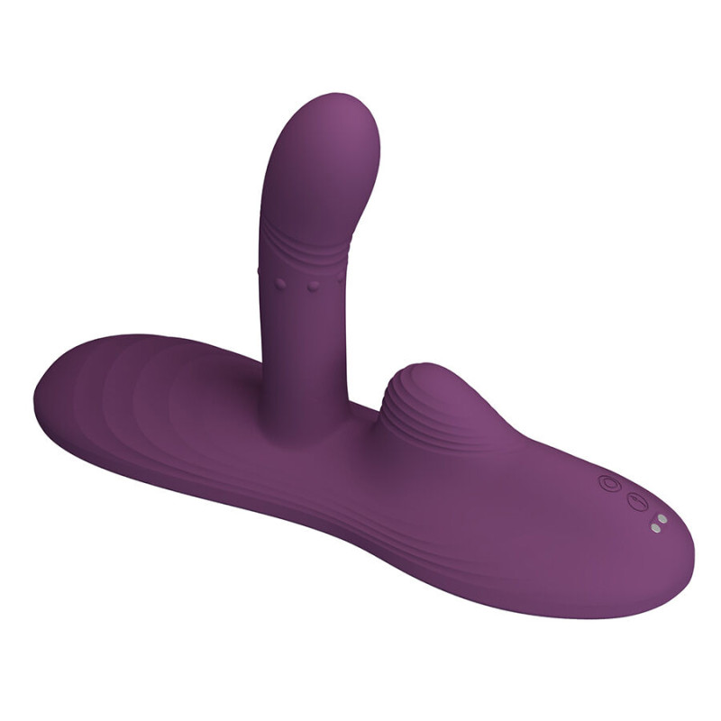 PRETTY LOVE LUKA SIT DOWN VIBRADOR CON EFECTO CALOR Y CONTROL REMOTO