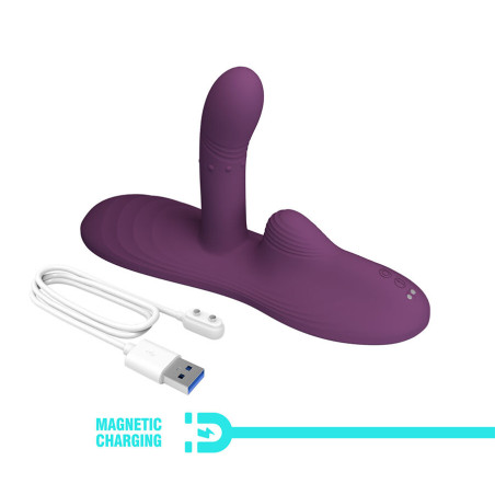 PRETTY LOVE LUKA SIT DOWN VIBRADOR CON EFECTO CALOR Y CONTROL REMOTO