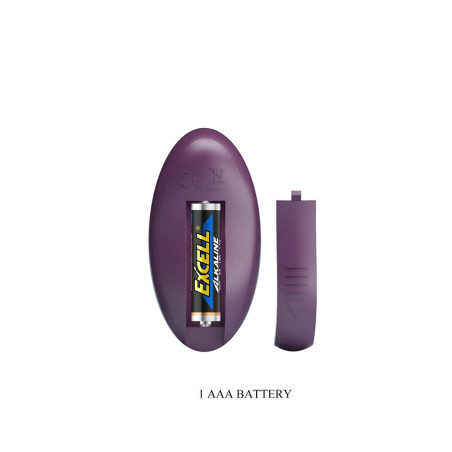 PRETTY LOVE LUKA SIT DOWN VIBRADOR CON EFECTO CALOR Y CONTROL REMOTO
