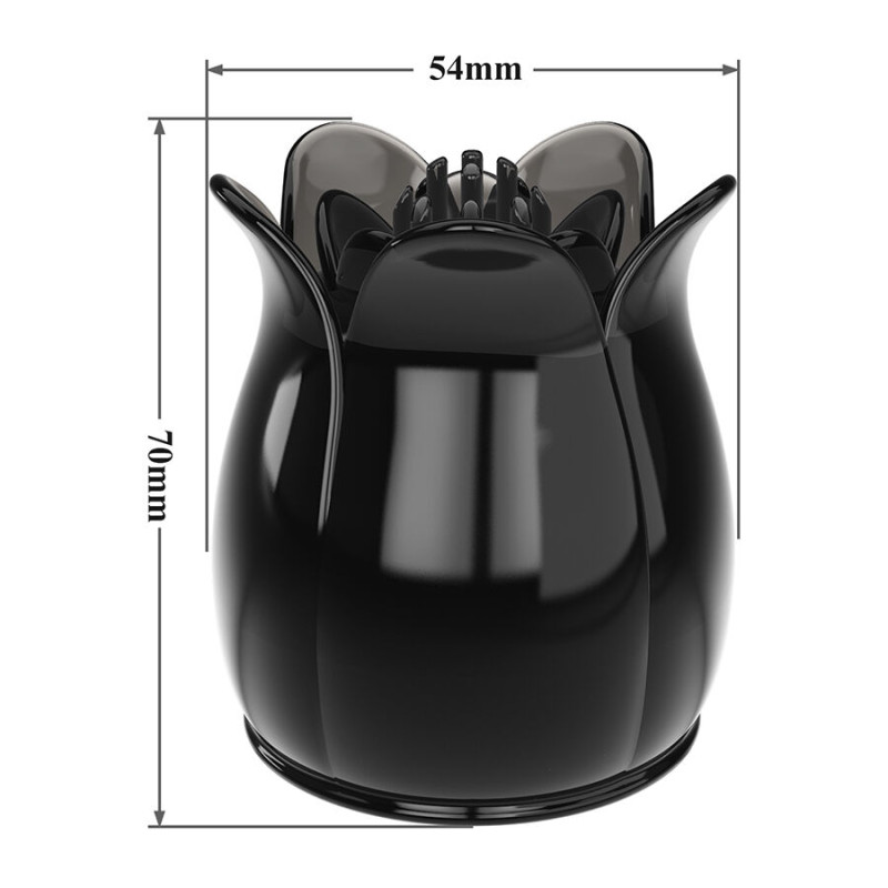 PRETTY LOVE SECRET GARDEN CABEZAL MASAJEADOR NEGRO