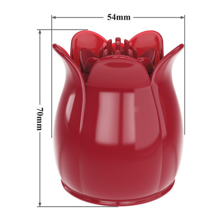 PRETTY LOVE SECRET GARDEN CABEZAL MASAJEADOR ROSA