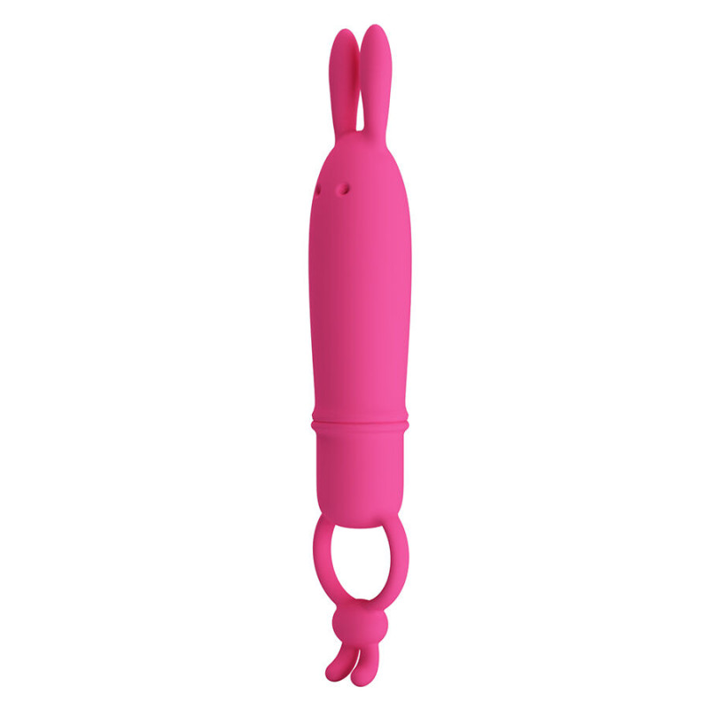 PRETTY LOVE DELIA VIBRADOR RABBIT CON ANILLO DE SUJECION