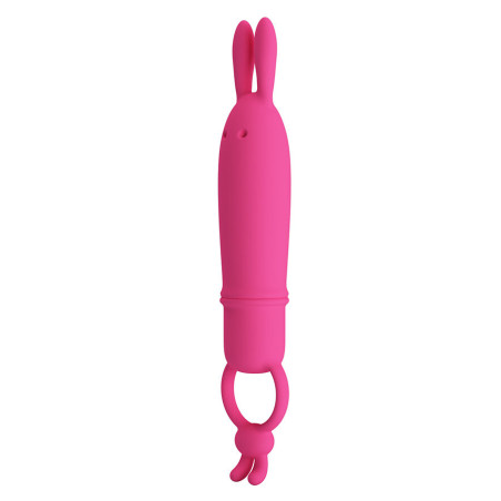 PRETTY LOVE DELIA VIBRADOR RABBIT CON ANILLO DE SUJECION