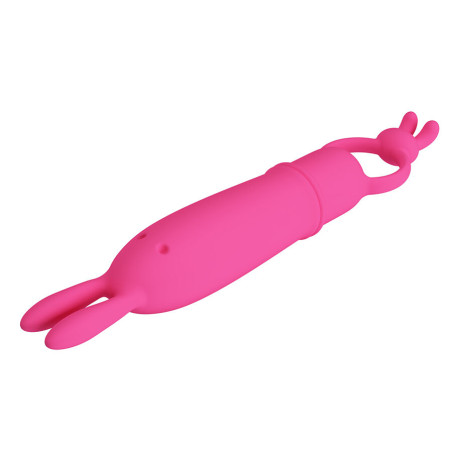 PRETTY LOVE DELIA VIBRADOR RABBIT CON ANILLO DE SUJECION