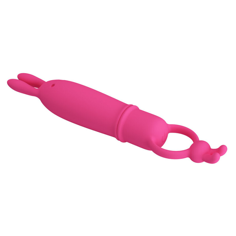 PRETTY LOVE DELIA VIBRADOR RABBIT CON ANILLO DE SUJECION