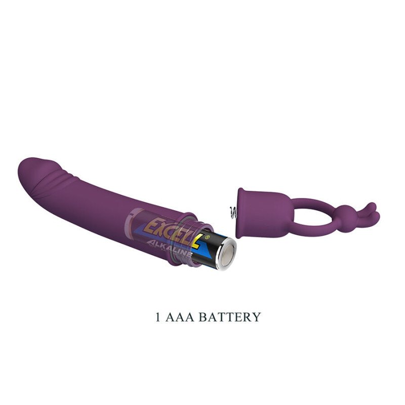 PRETTY LOVE CORA VIBRADOR FORMA PENE CON ANILLO DE SUJECION