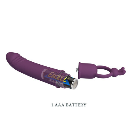 PRETTY LOVE CORA VIBRADOR FORMA PENE CON ANILLO DE SUJECION