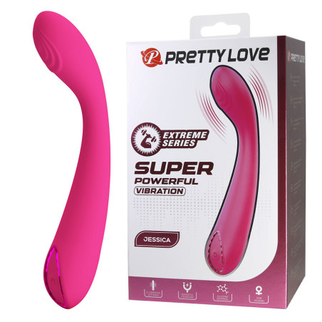PRETTY LOVE JESSICA VIBRADOR DE ALTA POTENCIA ROSA