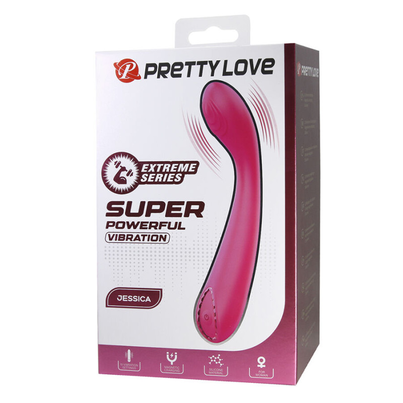 PRETTY LOVE JESSICA VIBRADOR DE ALTA POTENCIA ROSA