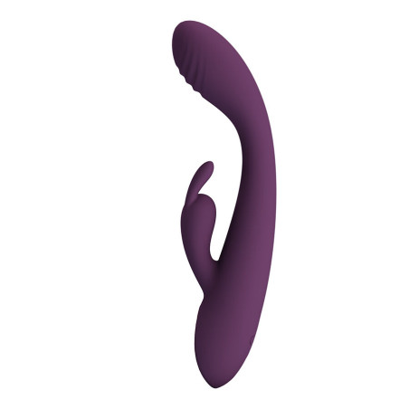 PRETTY LOVE EMMA VIBRADOR CON ESTIMULADOR RABBIT MORADO