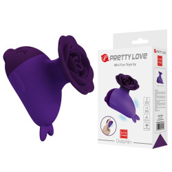 PRETTY LOVE DOLPHIN MINI VIBRADOR CON SUJECION