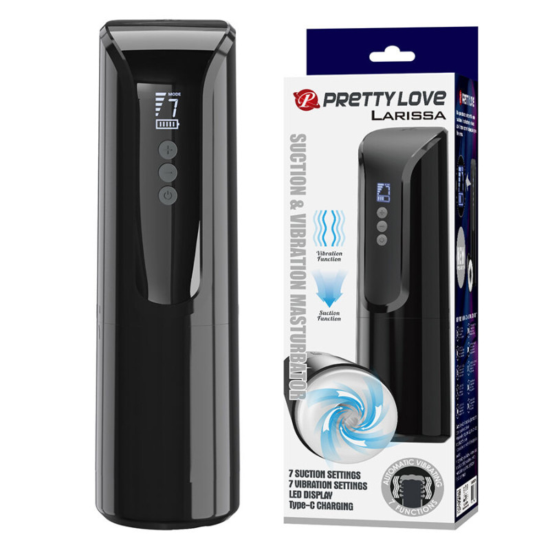 PRETTY LOVE LARISSA MASTURBADOR SUCCIONADOR CON VIBRACION