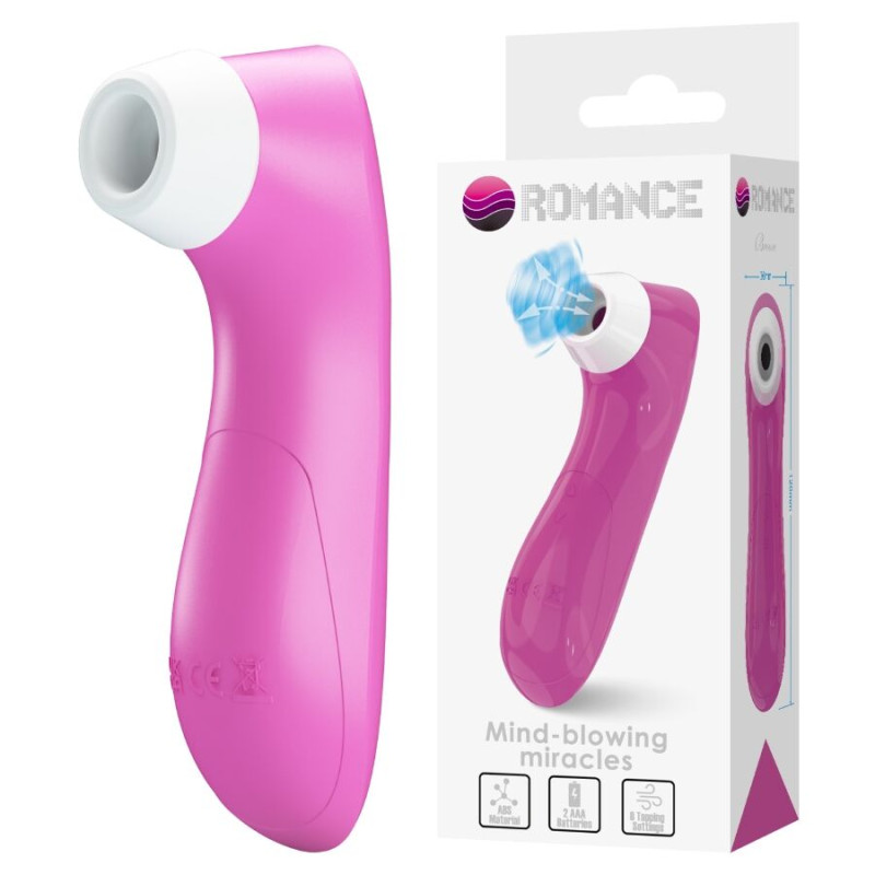 ROMANCE SUCCIONADOR DE CLITORIS CON TECNOLOGIA DE PULSACION ROSA