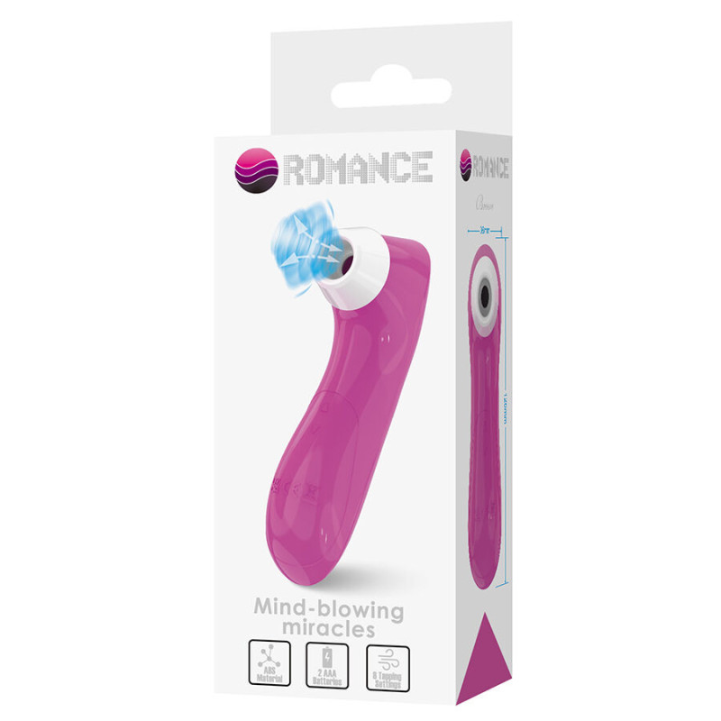 ROMANCE SUCCIONADOR DE CLITORIS CON TECNOLOGIA DE PULSACION ROSA
