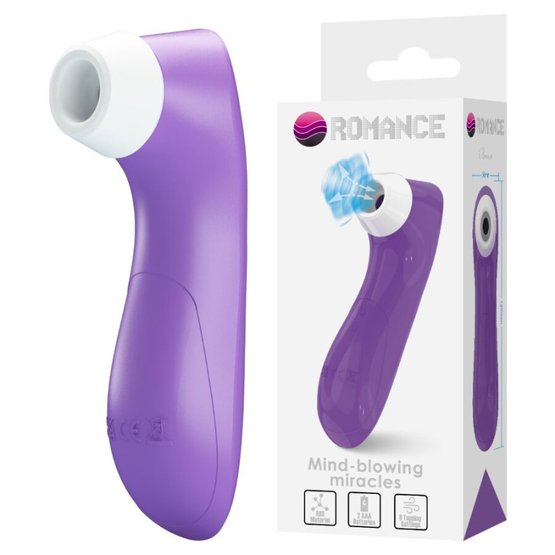 ROMANCE SUCCIONADOR DE CLITORIS CON TECNOLOGIA DE PULSACION MORADO