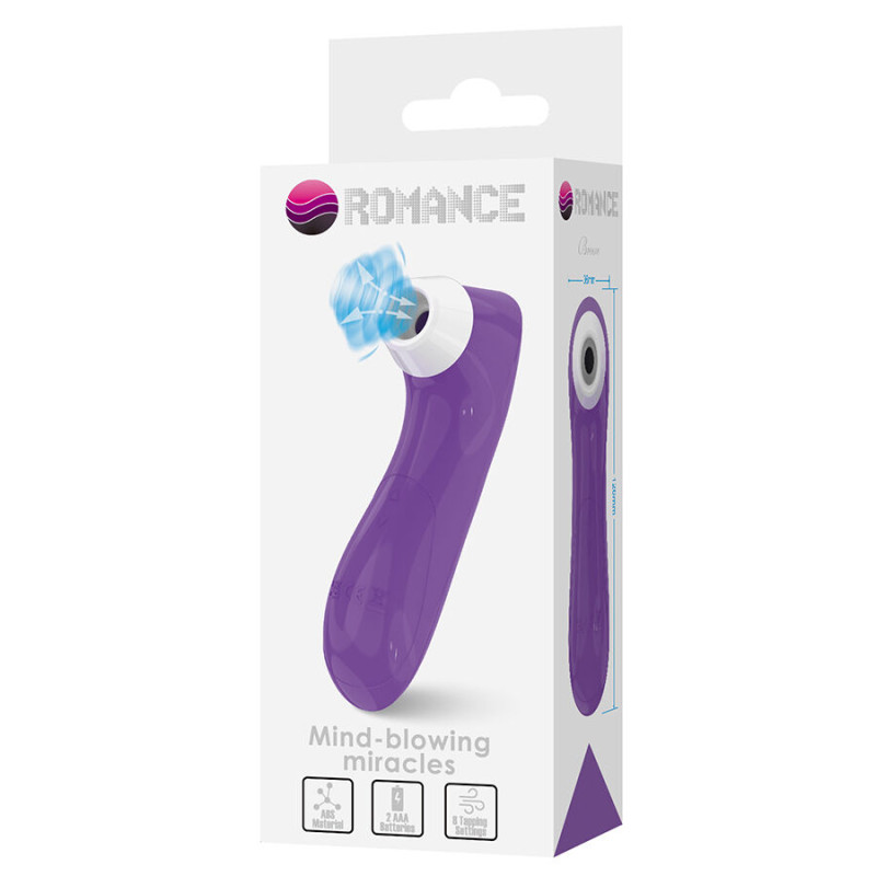 ROMANCE SUCCIONADOR DE CLITORIS CON TECNOLOGIA DE PULSACION MORADO