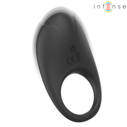 INTENSE MERLOTTE ANILLO VIBRADOR CON ESTIMULACION DE CLITORIS NEGRO 2