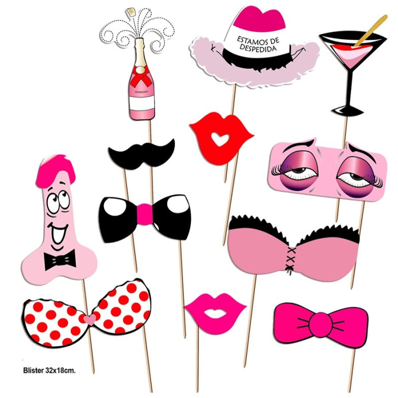 DIABLO PICANTE PHOTOCALL FIESTAS MODELO 1 12 UNIDADES