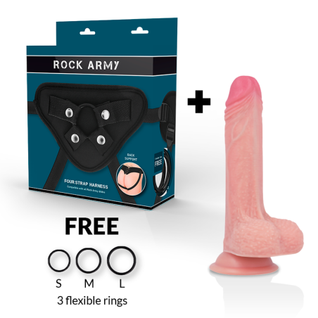 ROCKARMY ARNES LIQUID SILICONE DILDO PREMIUM MUSTANG 18 CM O 414 CM