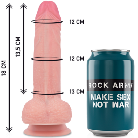 ROCKARMY ARNES LIQUID SILICONE DILDO PREMIUM MUSTANG 18 CM O 414 CM