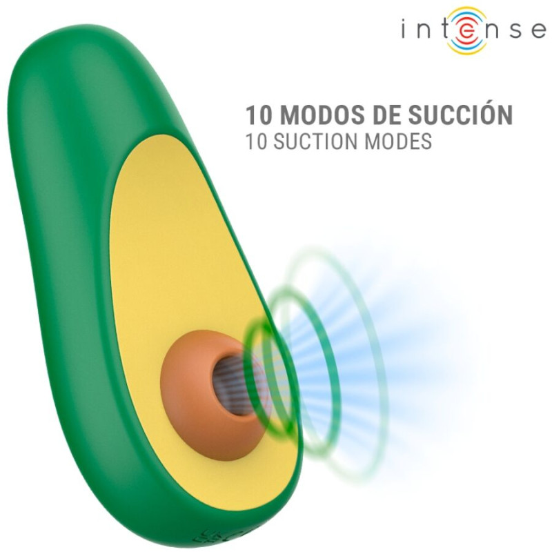 INTENSE WAKI ESTIMULADOR SUCCIONADOR DE CLITORIS AGUACATE