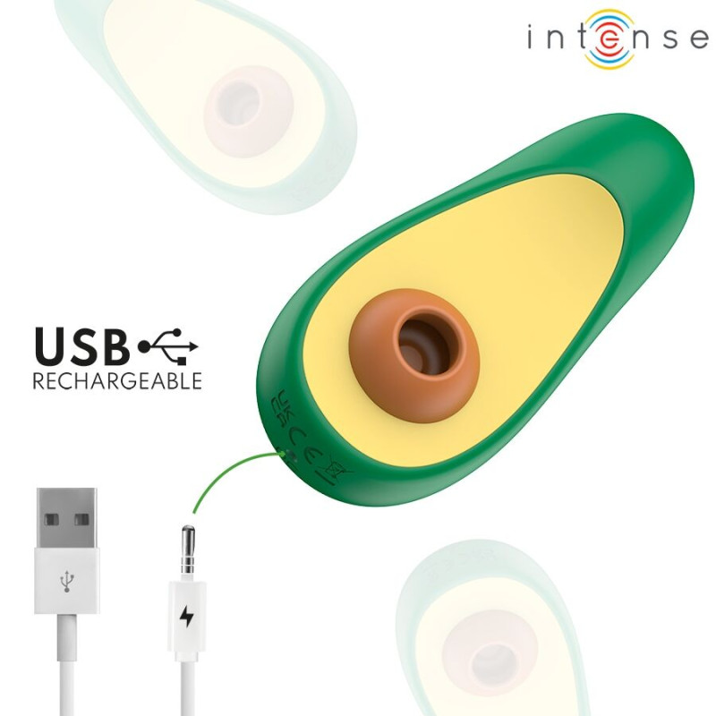 INTENSE WAKI ESTIMULADOR SUCCIONADOR DE CLITORIS AGUACATE