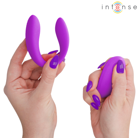 INTENSE NORA ESTIMULADOR DE PINZA CON VIBRACION MORADO