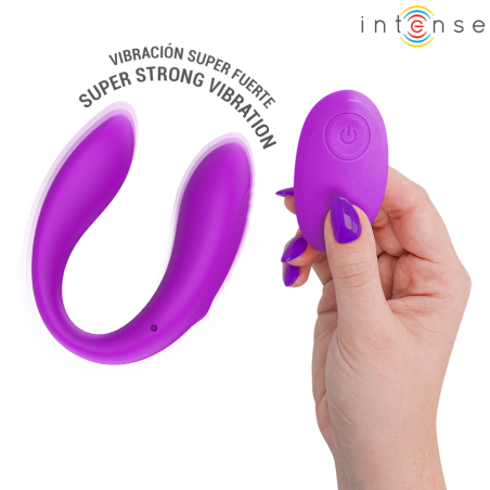 INTENSE NORA ESTIMULADOR DE PINZA CON VIBRACION MORADO