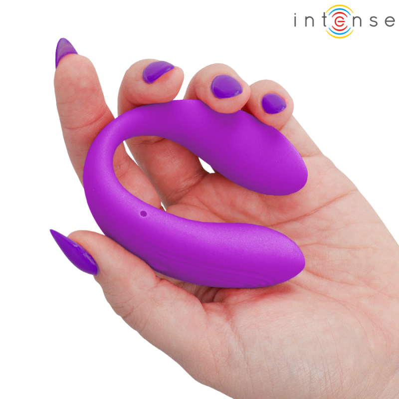 INTENSE NORA ESTIMULADOR DE PINZA CON VIBRACION MORADO