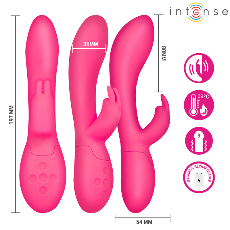 INTENSE TAMMY RABBIT STIMULATOR WITH HEAT