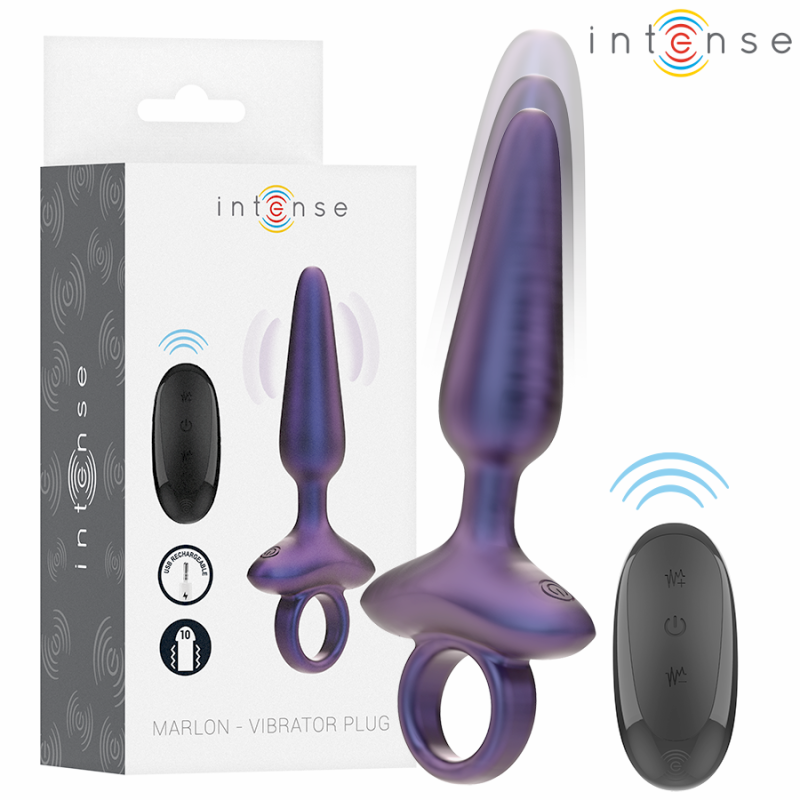INTENSE MARLON VIBRATING ANAL PLUG MODEL 4 REMOTE CONTROL