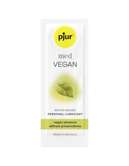 PJUR MED VEGAN GLIDE WATER BASED LUBRICANT 2 ML